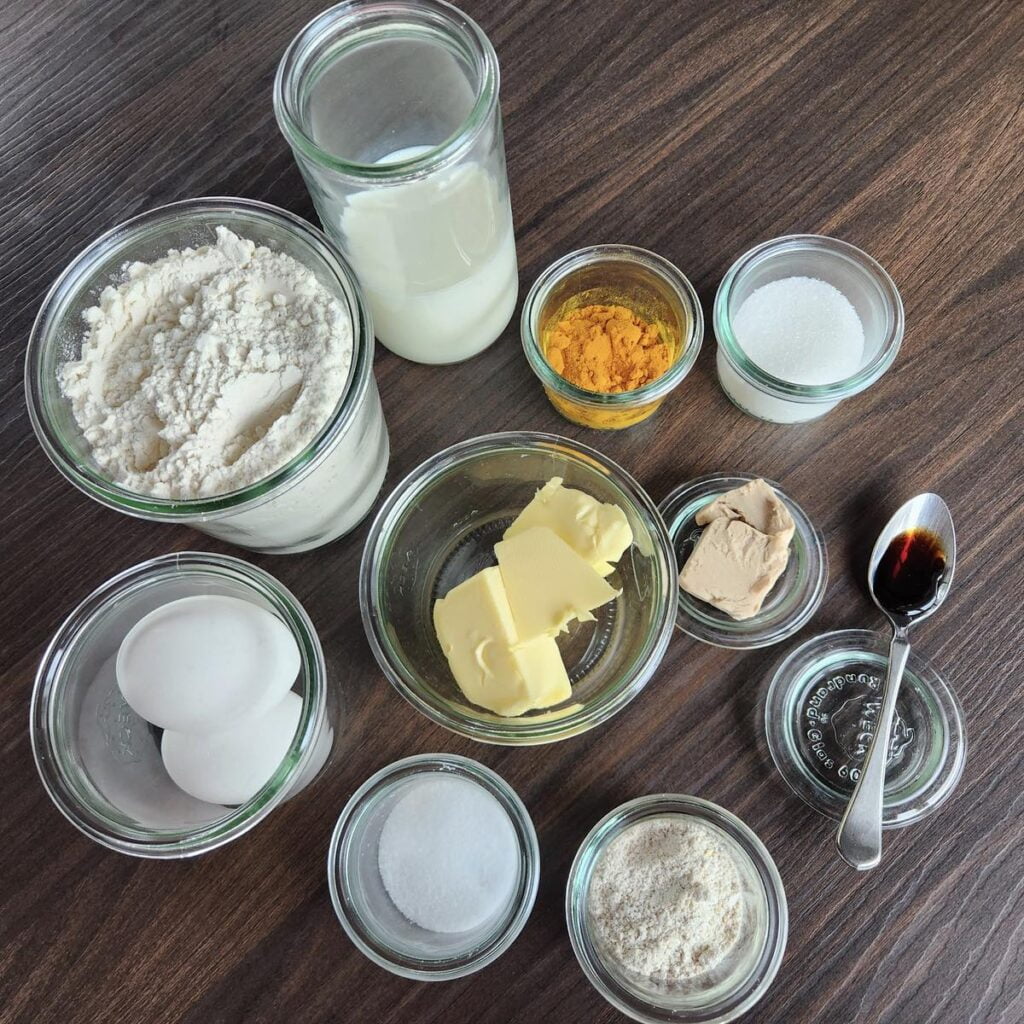 time2care - Rezept+ Brioche Zutaten