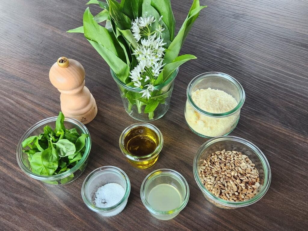 time2care - Wild garlic basil pesto Ingredients